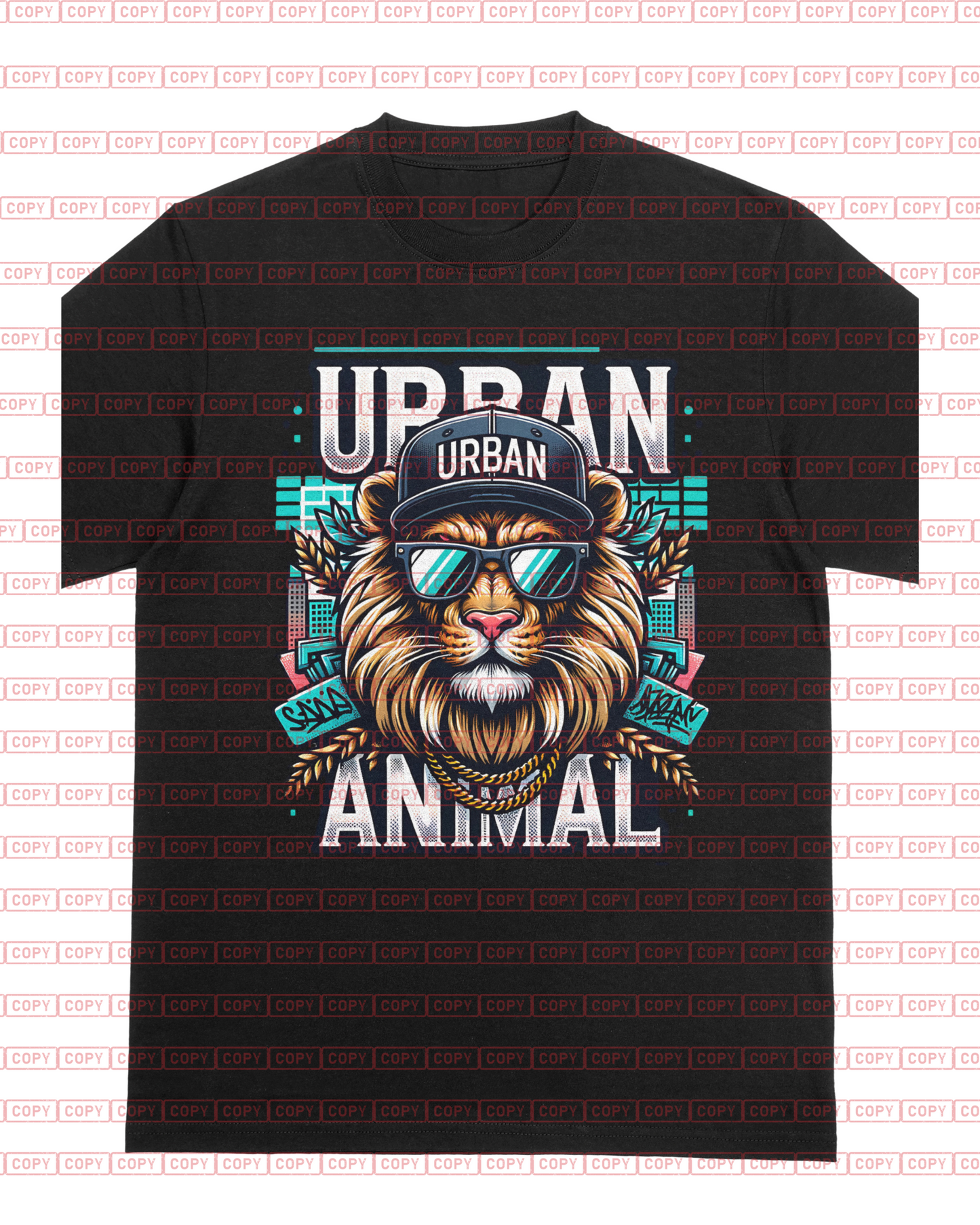 Urban Animal Streetwear T-shirt